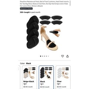 Ball Of Foot Cushions For Heels Or Shoes - 2 Pairs